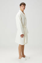 Irya-Aura Waffle Erkek Bornoz Ekru-Bornoz-4-Milagron.com
