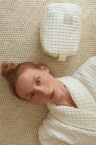 İrya-Aura Waffle Havlu Bakım çantası Ekru-Makyaj Çantası-1-Milagron.com