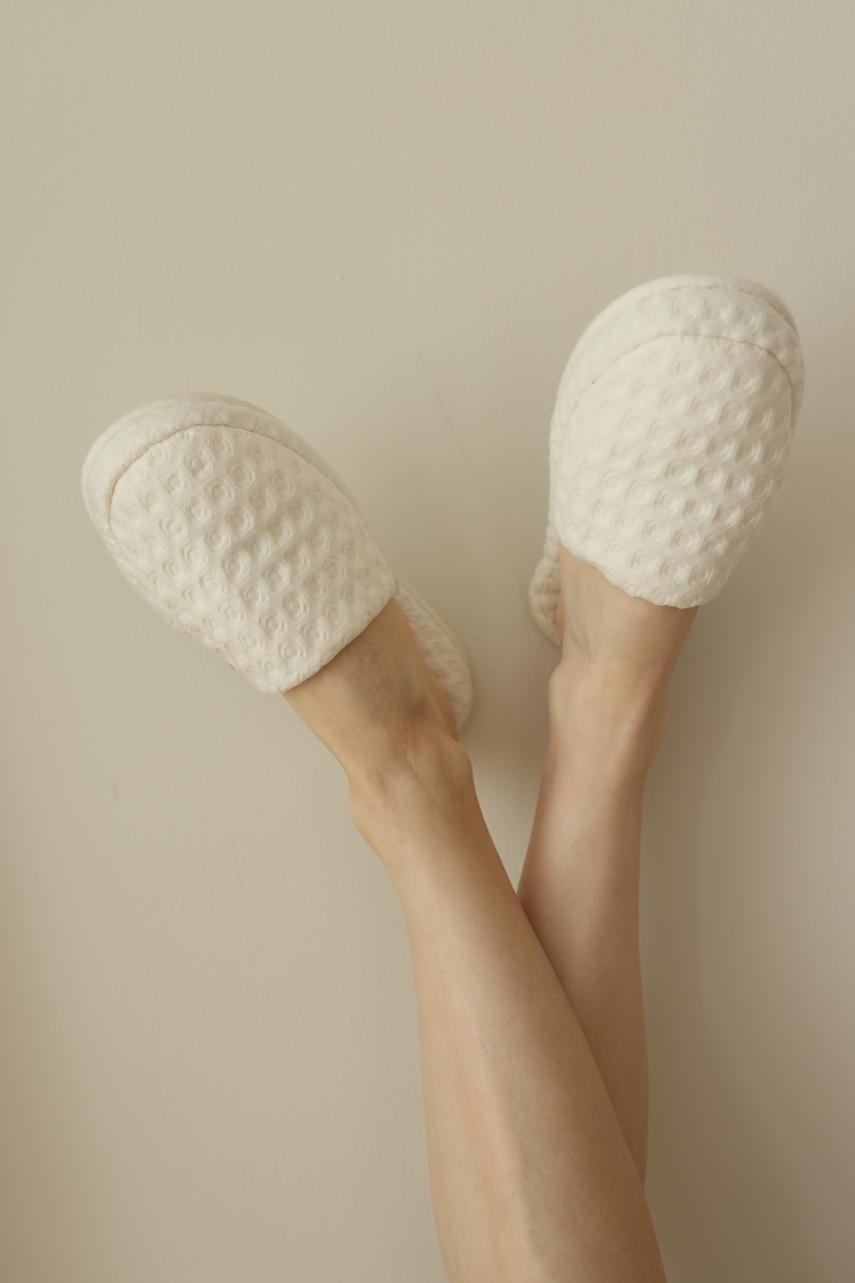 İrya-Aura Waffle Terlik Ekru-Terlik-1-Milagron.com