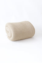 Irya-Biscuit örme Battaniye 130x170 Ekru-Battaniye-5-Milagron.com