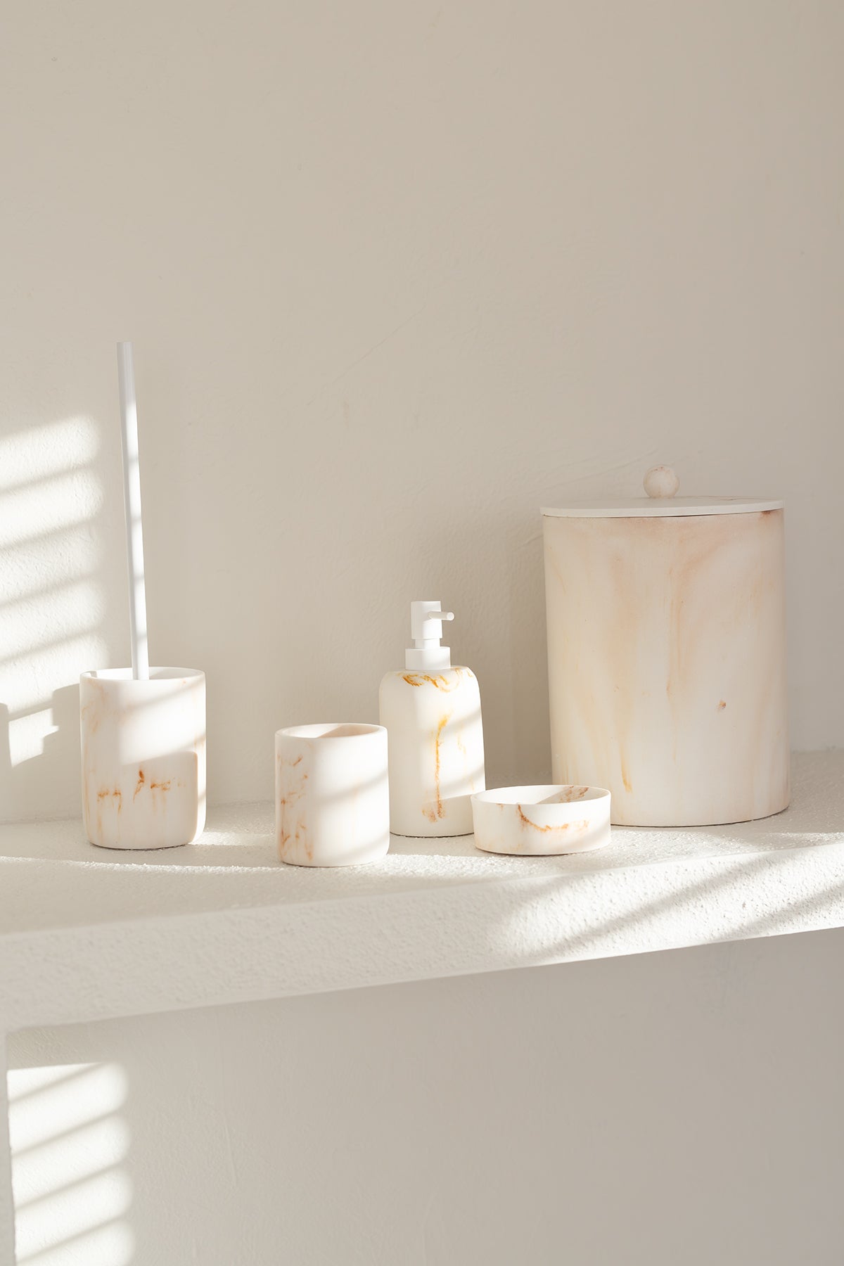 Irya-Cloud 3 Parça Banyo Seti Bej-Banyo Seti-8-Milagron.com