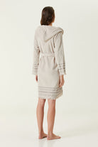 Irya-Confetti Kadın Bornoz Kahvrengi-Bornoz-5-Milagron.com