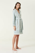 Irya-Confetti Kadın Bornoz Yeşil-Bornoz-2-Milagron.com