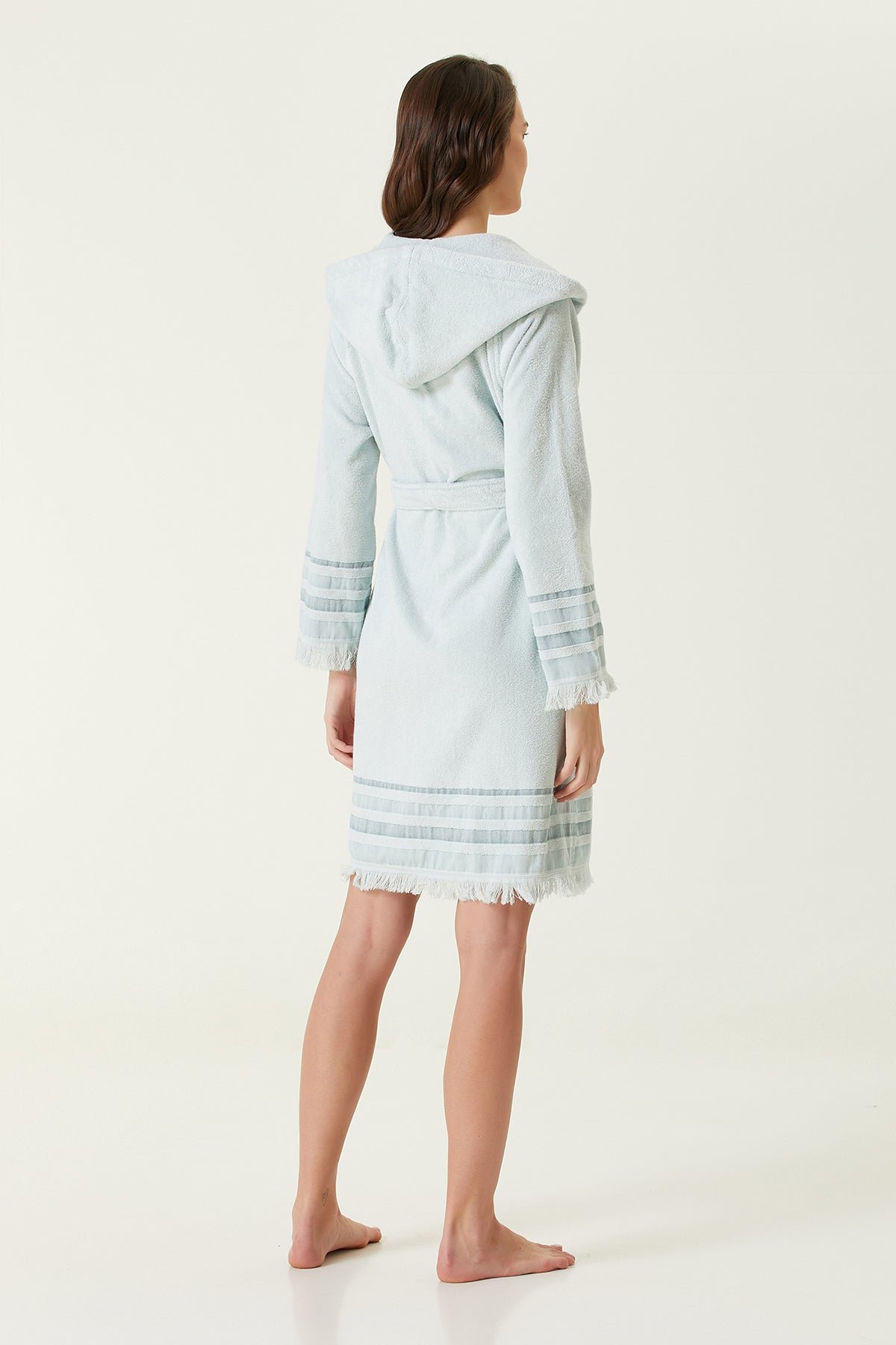 Irya-Confetti Kadın Bornoz Yeşil-Bornoz-5-Milagron.com