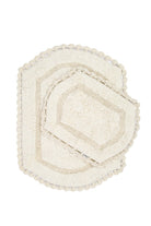 İrya-Dale 2’li Takım Banyo Paspası %100 Pamuk 40x60 + 60x90 Ekru-Banyo Paspası-4-Milagron.com