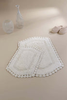 İrya-Dale 2’li Takım Banyo Paspası %100 Pamuk 40x60 + 60x90 Ekru-Banyo Paspası-5-Milagron.com