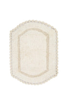 İrya-Dale 2’li Takım Banyo Paspası %100 Pamuk 40x60 + 60x90 Ekru-Banyo Paspası-9-Milagron.com