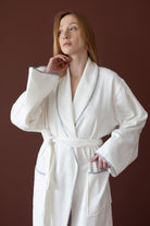 İrya-Dolce Bambu Kadın Bornoz Mavi-Bornoz-2-Milagron.com