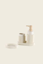 Irya-Earth 4 Parça Banyo Seti Bej-Banyo Seti-10-Milagron.com