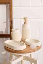 Irya-Earth 4 Parça Banyo Seti Bej-Banyo Seti-4-Milagron.com