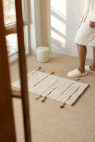 İrya-Earth Tekli Banyo Paspası %100 Pamuk 50x80 Cm Kahverengi-Banyo Paspası-1-Milagron.com