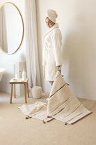 İrya-Earth Tekli Banyo Paspası %100 Pamuk 60x100 Cm Kahverengi-Banyo Paspası-3-Milagron.com