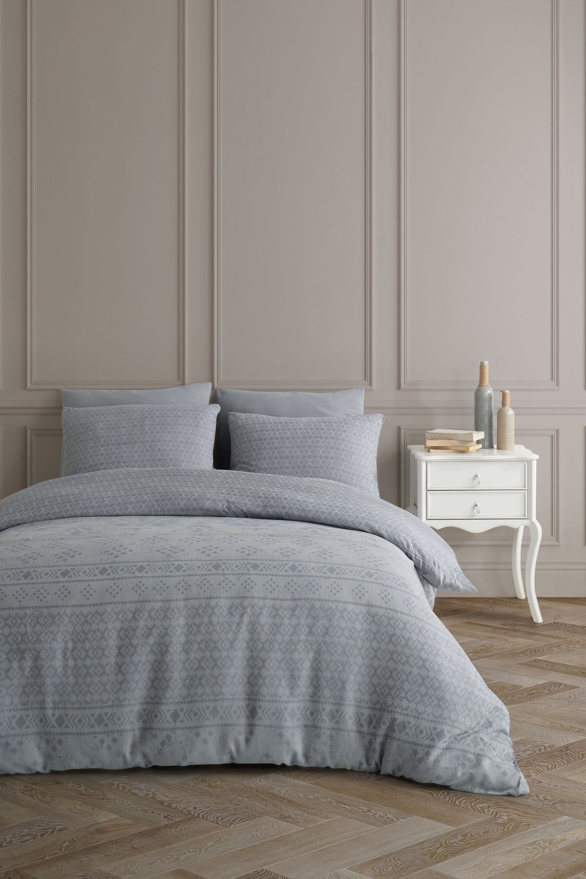 Irya-Emmy 5 Parça çift Kişilik Nevresim Takımı-Nevresim Takımı-2-Milagron.com