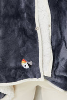 Irya-Es Parla Lona Giyilebilir Battaniye Oversize Antrasit-Battaniye-4-Milagron.com