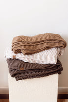 Irya-Hazel örme Battaniye 130x170 Kahverengi-Battaniye-6-Milagron.com