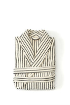 Irya-In Lines İpliği Boyalı Erkek Bornoz Ekru-Bornoz-10-Milagron.com