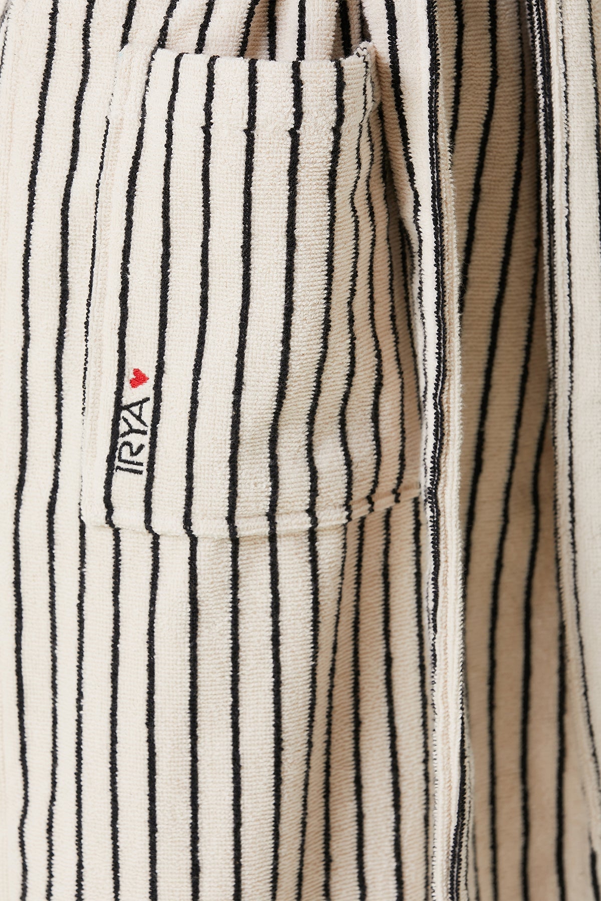 Irya-In Lines İpliği Boyalı Kadın Bornoz Ekru-Bornoz-4-Milagron.com