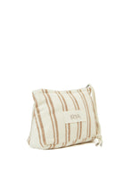 Irya-In Lines İpliği Boyalı Makyaj çantası Mocha-Makyaj Çantası-4-Milagron.com