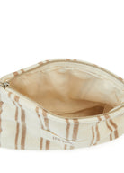 Irya-In Lines İpliği Boyalı Makyaj çantası Mocha-Makyaj Çantası-6-Milagron.com