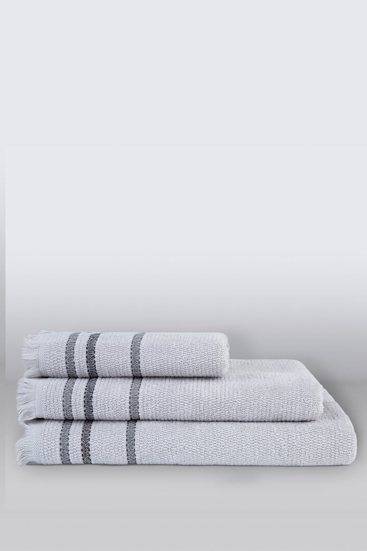 Irya-İntegra Banyo Havlusu 90x150 Cm Gri-Havlu-6-Milagron.com