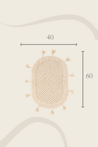 İrya-Lampetie Elora Tekli Banyo Paspası 40x60 Bej-Banyo Paspası-4-Milagron.com