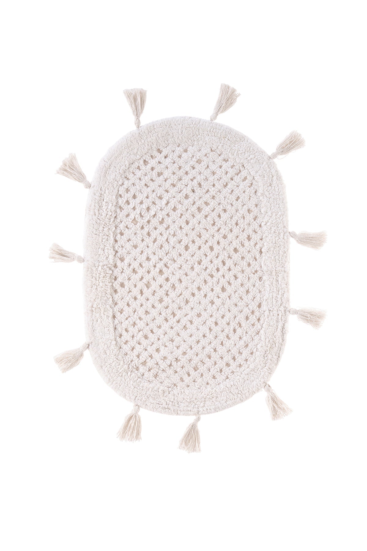 İrya-Lampetie Elora Tekli Banyo Paspası 40x60 Ekru-Banyo Paspası-1-Milagron.com