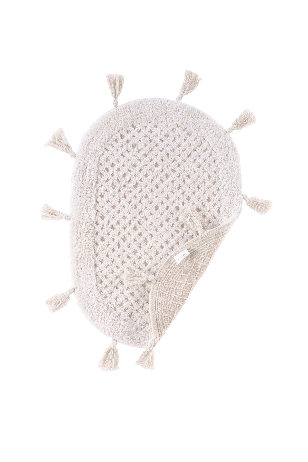 İrya-Lampetie Elora Tekli Banyo Paspası 40x60 Ekru-Banyo Paspası-2-Milagron.com