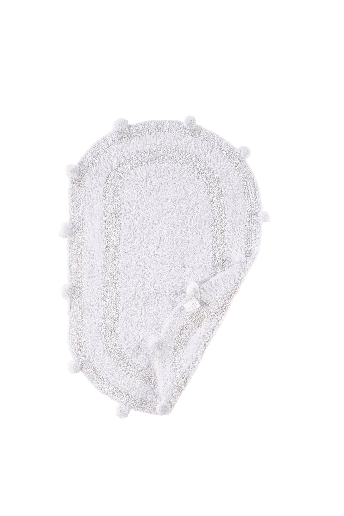 İrya-Lampetie Eris Tekli Banyo Paspası 50x80 Beyaz-Banyo Paspası-4-Milagron.com