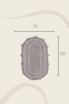 İrya-Lampetie Eris Tekli Banyo Paspası 70x120 Gri-Banyo Paspası-3-Milagron.com