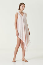 Irya-Layla Askılı Elbise Pudra-Elbise-1-Milagron.com