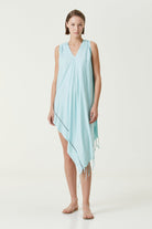 Irya-Layla Askılı Elbise Yeşil-Elbise-4-Milagron.com