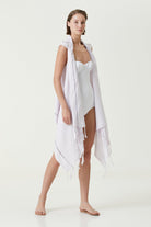 Irya-Layla Kapüşonlu Elbise Lila-Elbise-1-Milagron.com