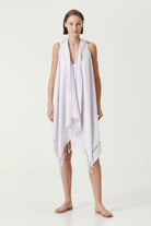 Irya-Layla Kapüşonlu Elbise Lila-Elbise-4-Milagron.com