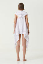 Irya-Layla Kapüşonlu Elbise Lila-Elbise-5-Milagron.com