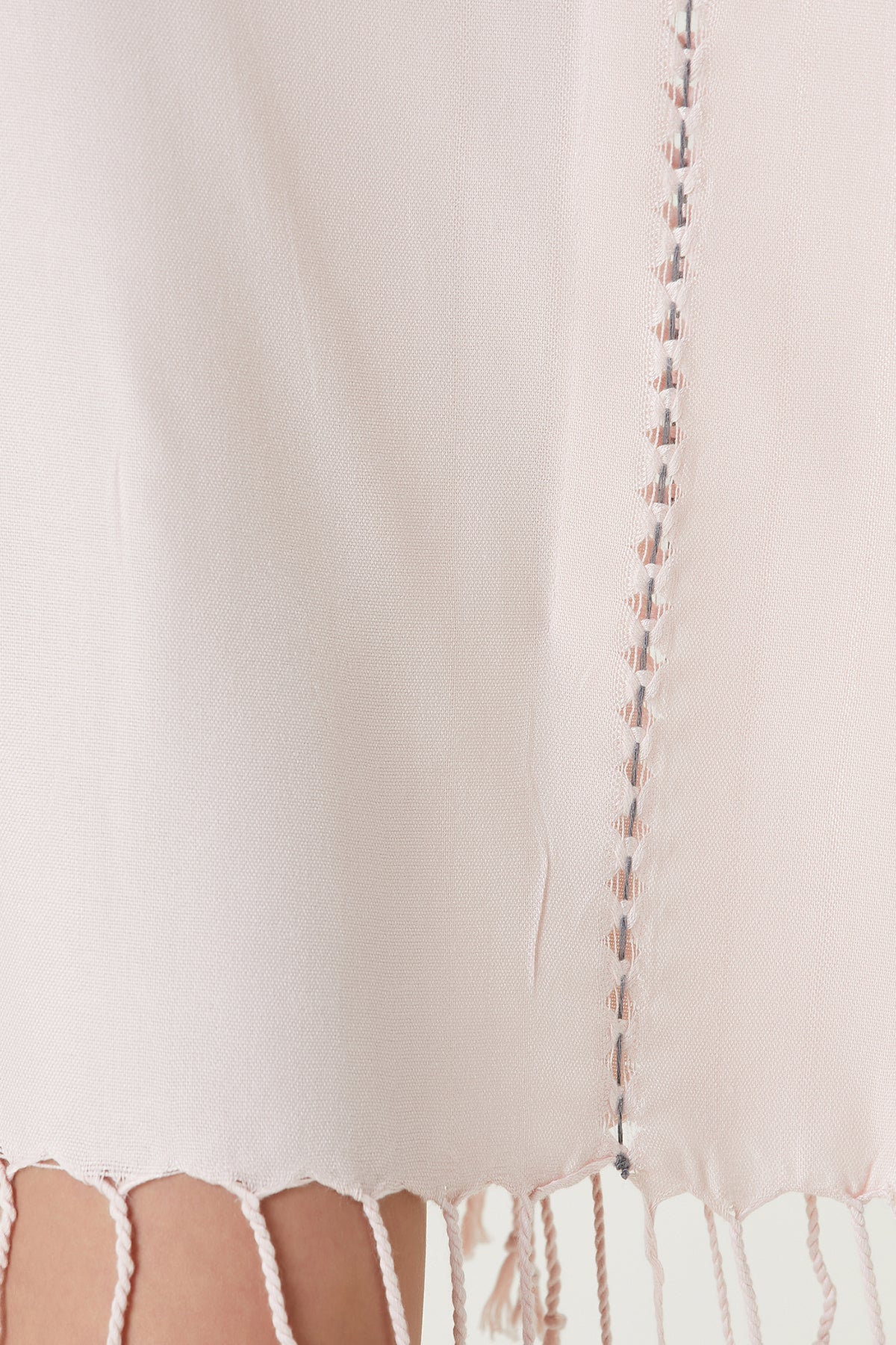 Irya-Layla V Yaka Elbise Pudra-Elbise-2-Milagron.com