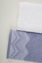 Irya-Leron 2'li Yüz Havlusu 50x90 Mavi-Havlu & Peştamal-5-Milagron.com