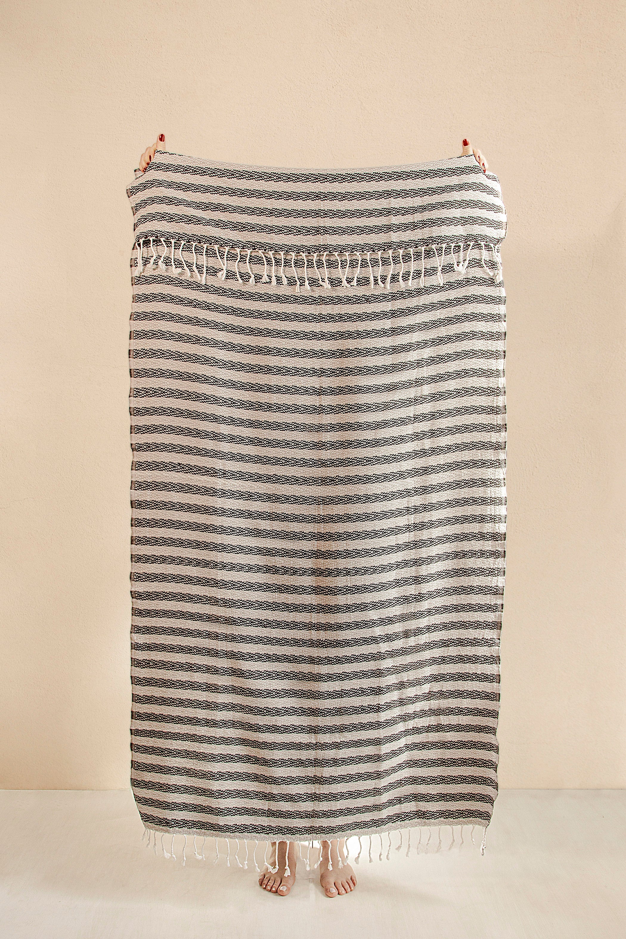 Irya-Liny Peştamal 90x170 Gri-Havlu & Peştamal-1-Milagron.com