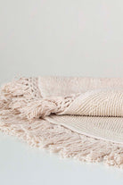 Irya-Lora Yuvarlak Banyo Paspası %100 Pamuk 90x90 Pembe-Paspas-6-Milagron.com