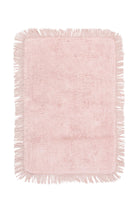 Irya-Loris Tekli Banyo Paspası %100 Pamuk 70x110 Pembe-Paspas-2-Milagron.com