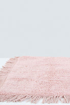 Irya-Loris Tekli Banyo Paspası %100 Pamuk 70x110 Pembe-Paspas-5-Milagron.com