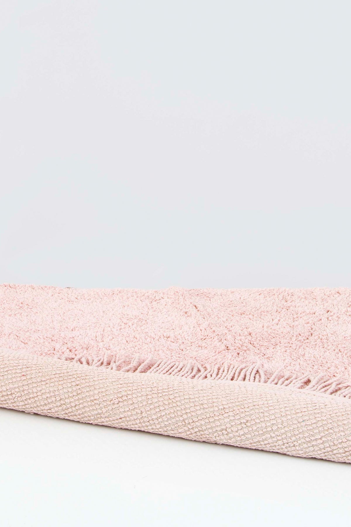 Irya-Loris Yuvarlak Banyo Paspası %100 Pamuk Pembe-Paspas-3-Milagron.com