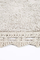 Irya-Lorna 2’li Takım Banyo Paspası %100 Pamuk 40x60 + 60x90 Gri-Paspas-10-Milagron.com