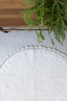 Irya-Lowie Yuvarlak Banyo Paspası %100 Pamuk 100x100 Ekru-Paspas-2-Milagron.com