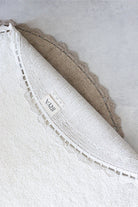 Irya-Lowie Yuvarlak Banyo Paspası %100 Pamuk 100x100 Ekru-Paspas-5-Milagron.com