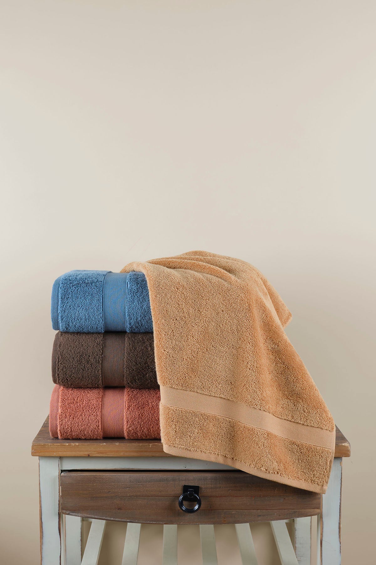 Irya-Luxe Setli Havlu Mavi-Havlu & Peştamal-7-Milagron.com