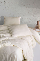 Irya-Marla 5 Parça çift Kişilik Müslin Nevresim Takımı Ekru-Nevresim Takımı-2-Milagron.com