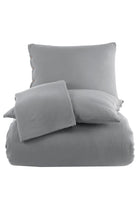 Irya-Marla 5 Parça çift Kişilik Müslin Nevresim Takımı Gri-Nevresim Takımı-5-Milagron.com