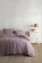 Irya-Marla 5 Parça çift Kişilik Müslin Nevresim Takımı Lila-Nevresim Takımı-1-Milagron.com
