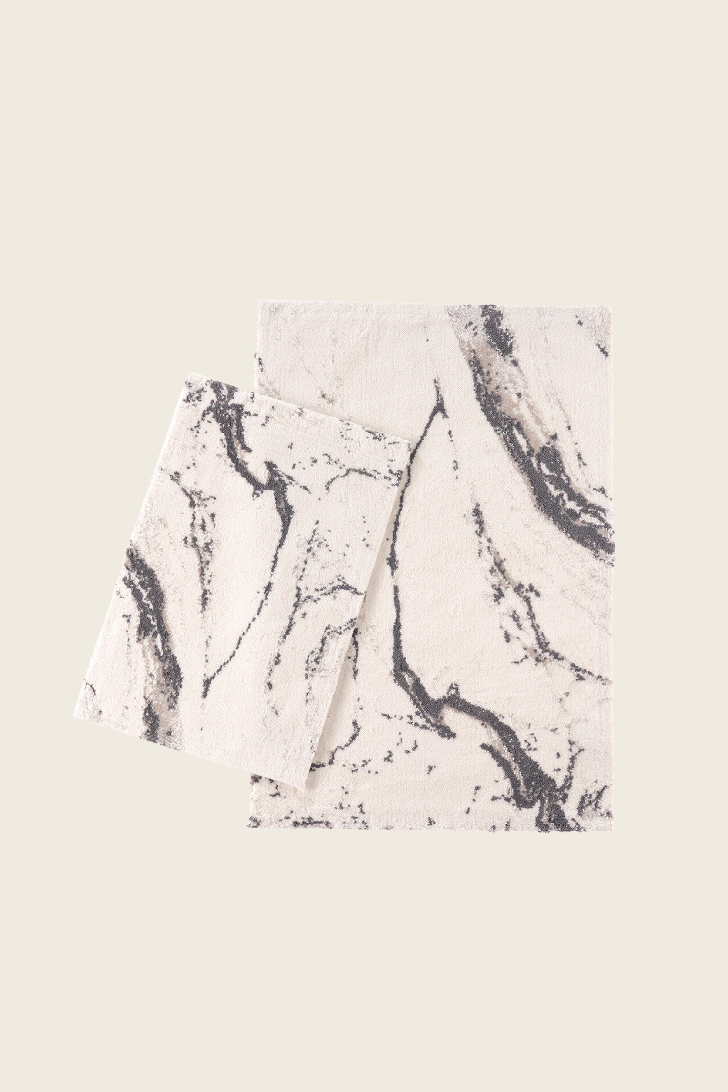 Irya-Marmera 2'li Paspası 40 X60+60 X90 Koyu Gri-Paspas-4-Milagron.com