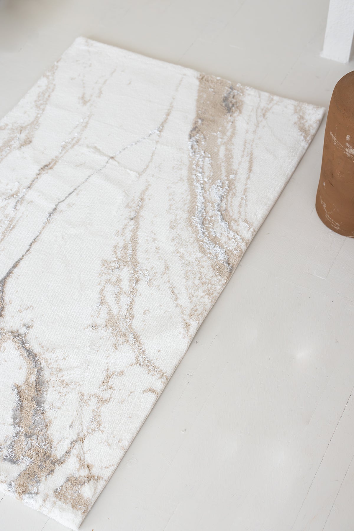 Irya-Marmera Tekli Banyo Paspası 60x100 Bej-Paspas-2-Milagron.com